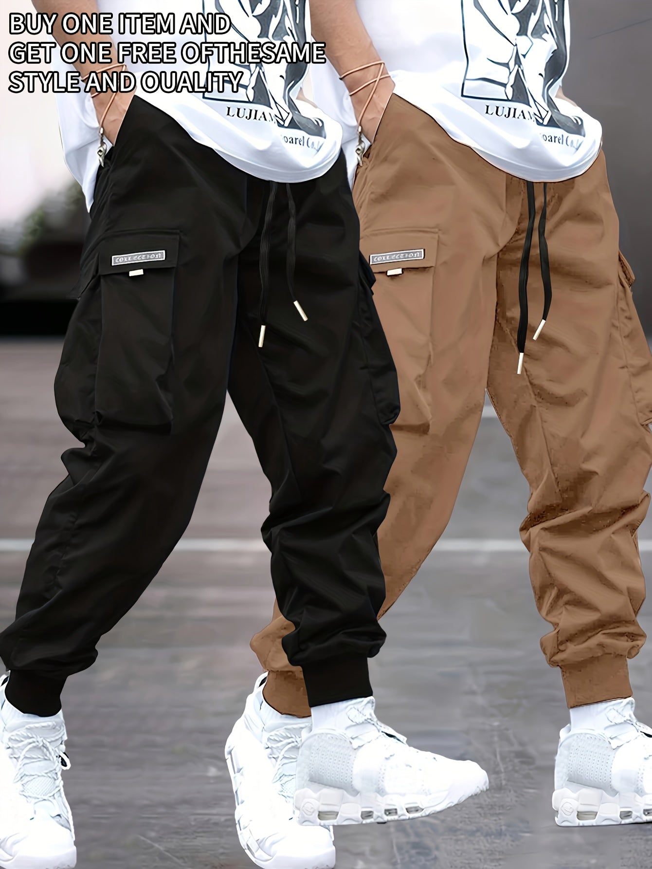 Men's Fashion Work Pants Two Pack