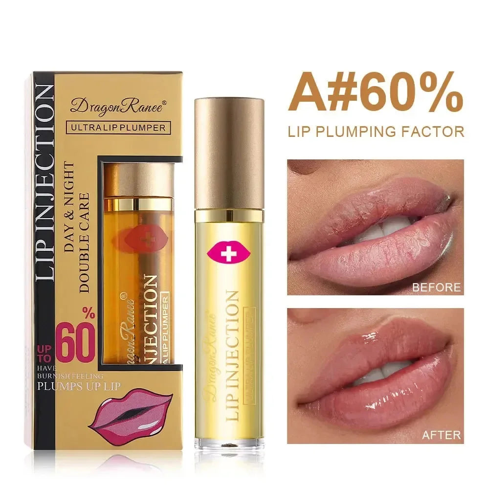 Sexy Lip Plumping Oil Instant Volumising Lip Plumper Increases Elasticity Lip Gloss Fade Lip Fine Lines Moisturizing Lip Care