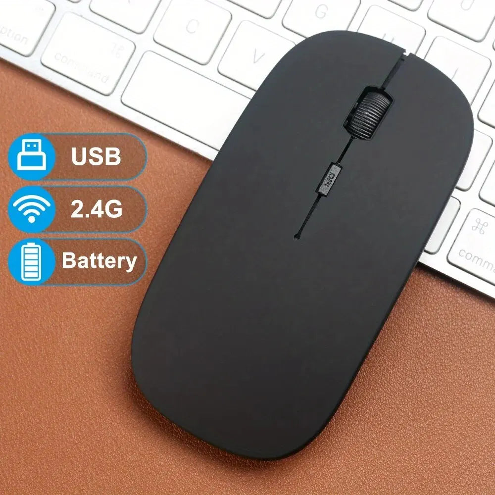 Wireless Mouse Gaming Mouse Backlight USB Compatible RGB Rechargeable Mice Silent Backlit Ergonomic Gaming Mouse for Laptop PC