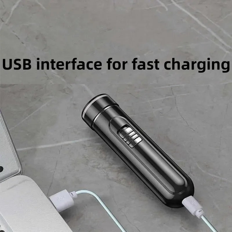 Electric Razor for Men - USB Rechargeable, Wet & Dry, Easy One-Button Use - Perfect for Home, Car & Travel!