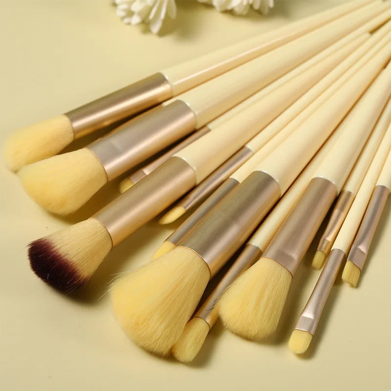 13 PCS Makeup Brushes Set Eye Shadow Foundation Women Cosmetic