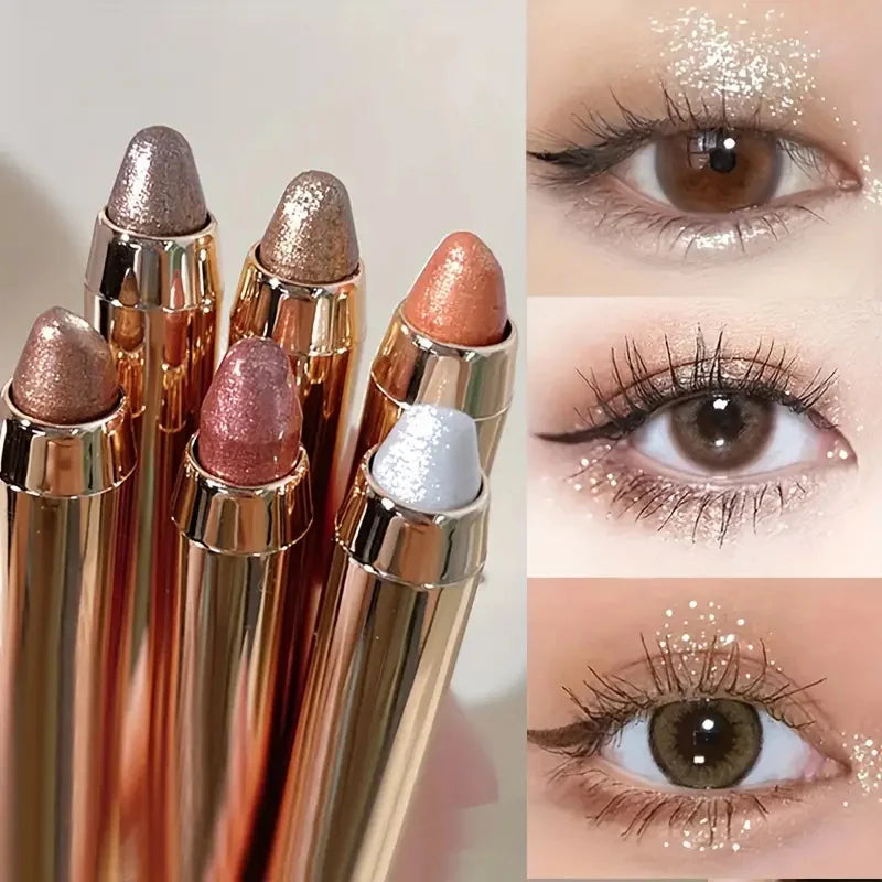 Eyeshadow Stick - Highlighter & Brightening Pen with Pearly Glitter & Matte Finish