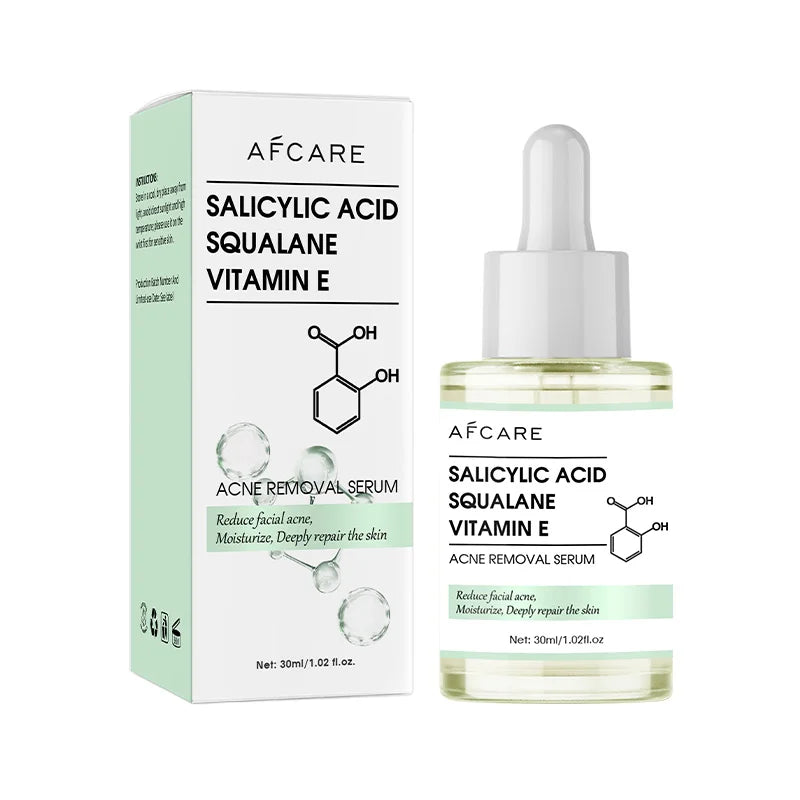 Acne Removing Serum Squalane Shrink Pores Facial Essence Vitamin E Moisturizing Skincare Products