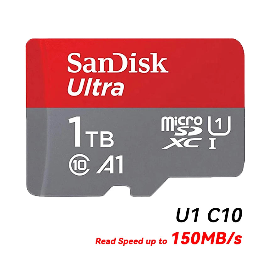 Micro SD Memory Card TF Flash Card Ultra A1 V10 C10 U1 32GB 64G 128G 256G 512G 1TB for Camera Phone Nintendo Switch