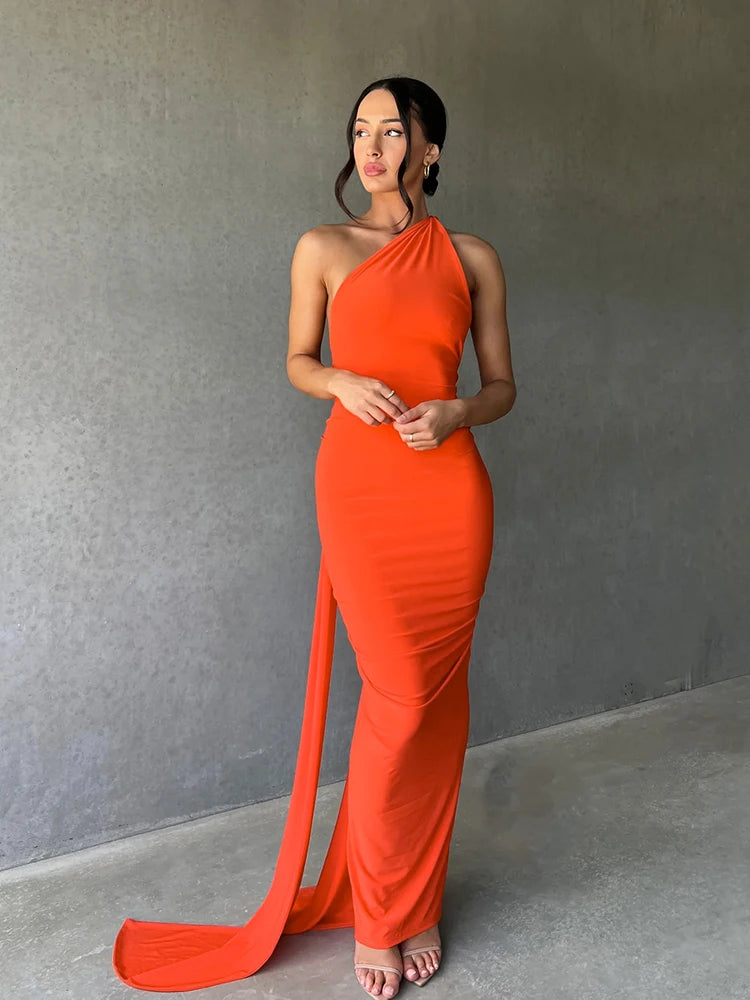 Sexy Maxi Dress  Women Elegant Streetwear Festival Outfit