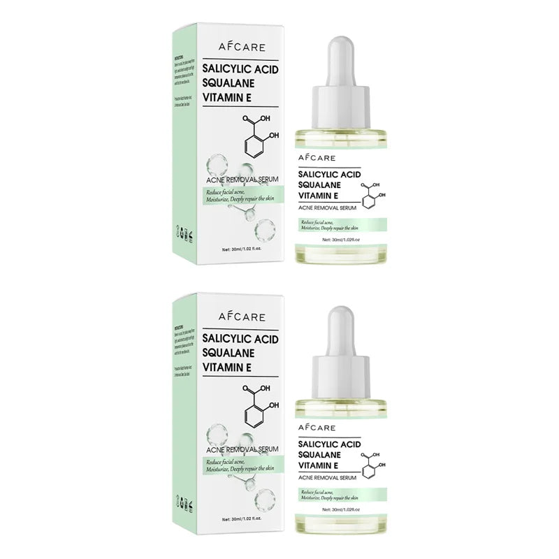 Acne Removing Serum Squalane Shrink Pores Facial Essence Vitamin E Moisturizing Skincare Products