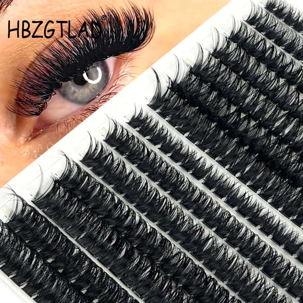 Individual Lashes 3D Russia Volume Eye Lashes Soft Natural Lashes Mink Lash Cluster False Eyelashes