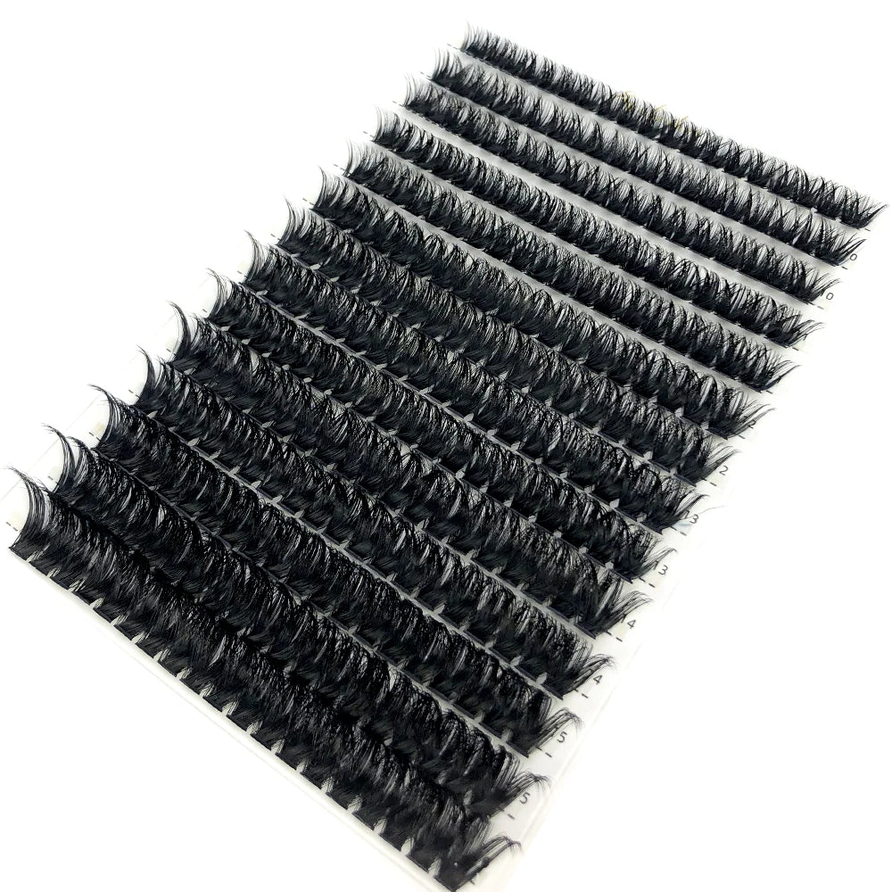 Individual Lashes 3D Russia Volume Eye Lashes Soft Natural Lashes Mink Lash Cluster False Eyelashes