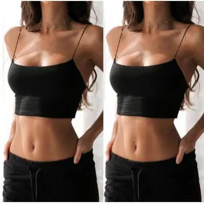 Crop Top Women Aesthetic Streetwear White Black Yellow Red Tank Top for Womens