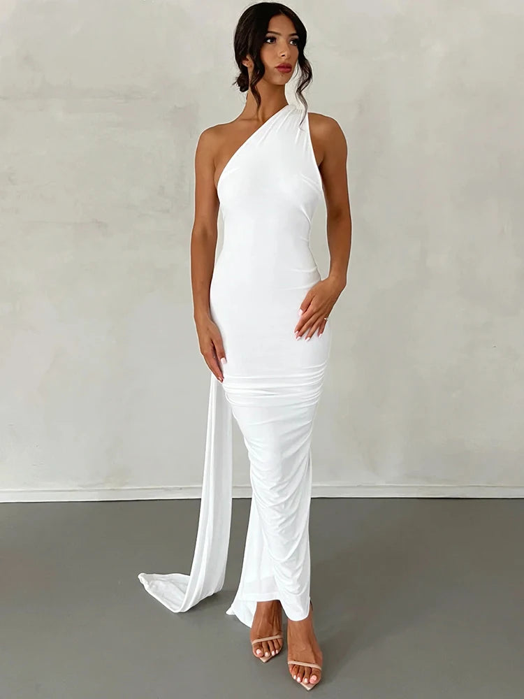 Sexy Maxi Dress  Women Elegant Streetwear Festival Outfit