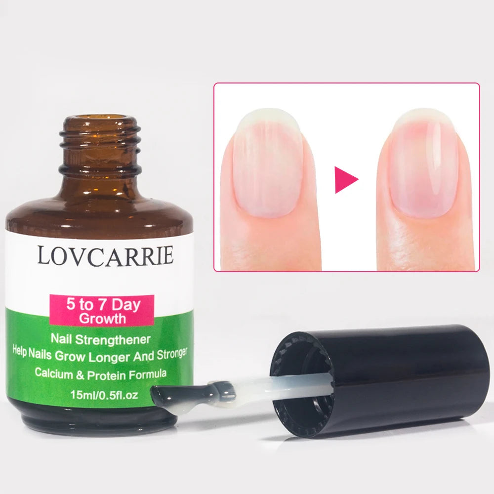 Nail Growth 5 to 7 Day Strong Nail Strengthener Calcium Protein Formula Strong Nails Hardener Protect Soft Thin Nails