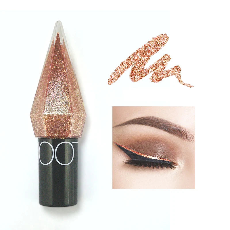 Liquid eye shadow eye highlight diamond