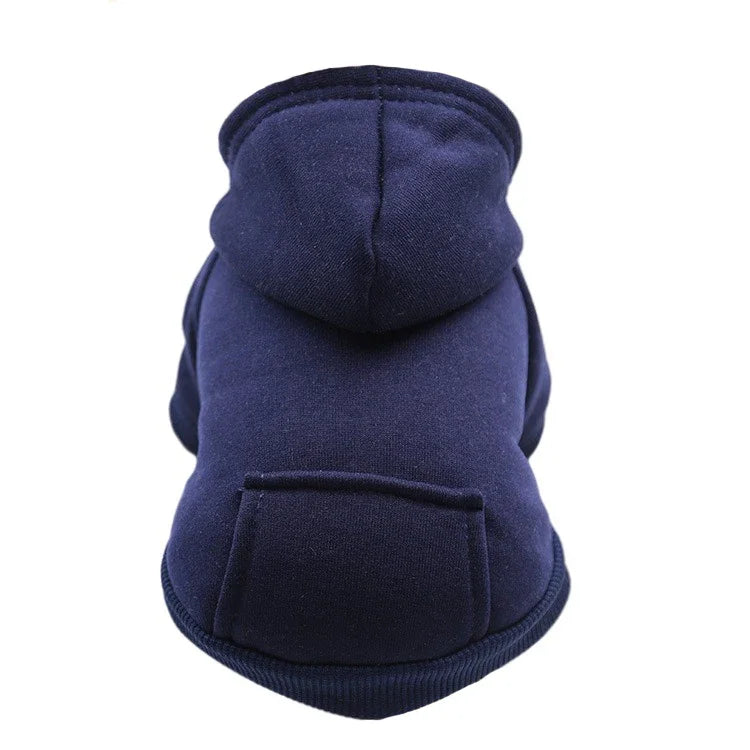 Dog Winter Hooded Sweatshirt for Small and Medium Doggy Pet Coat Puppy Cat Jacket Clothes Chihuahuas French Bulldog Costume