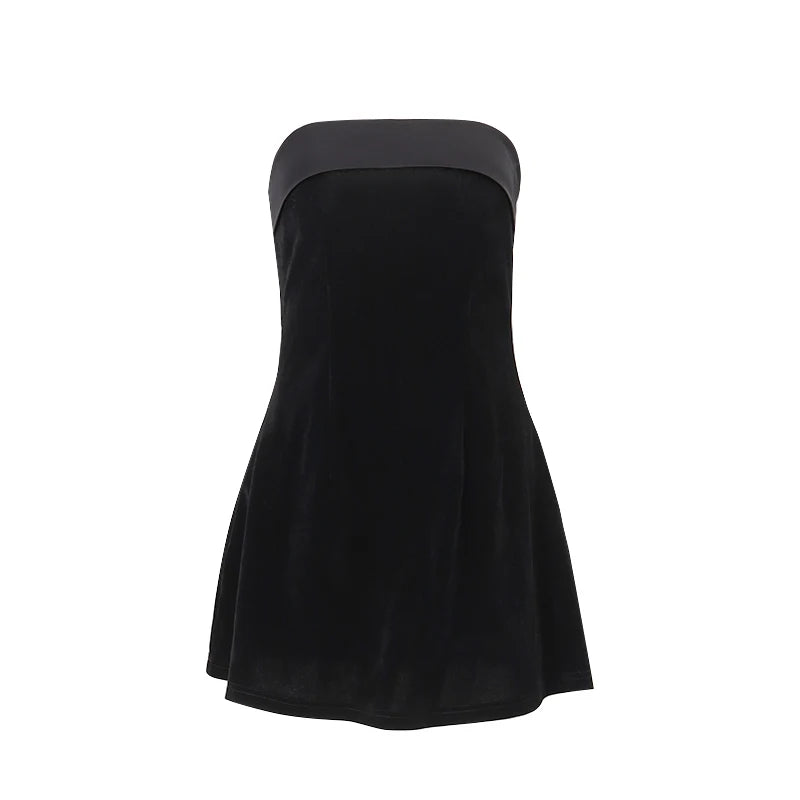 Mini Dress Sexy Bodycon Backless A-line Dress Retro Evening Club Party Women Vestidos