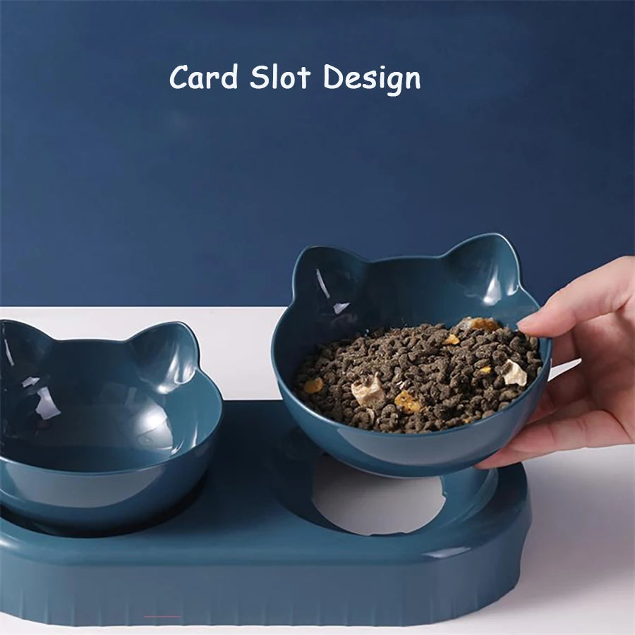 Triple Cat Bowls PetDesign for Cats and Dogs