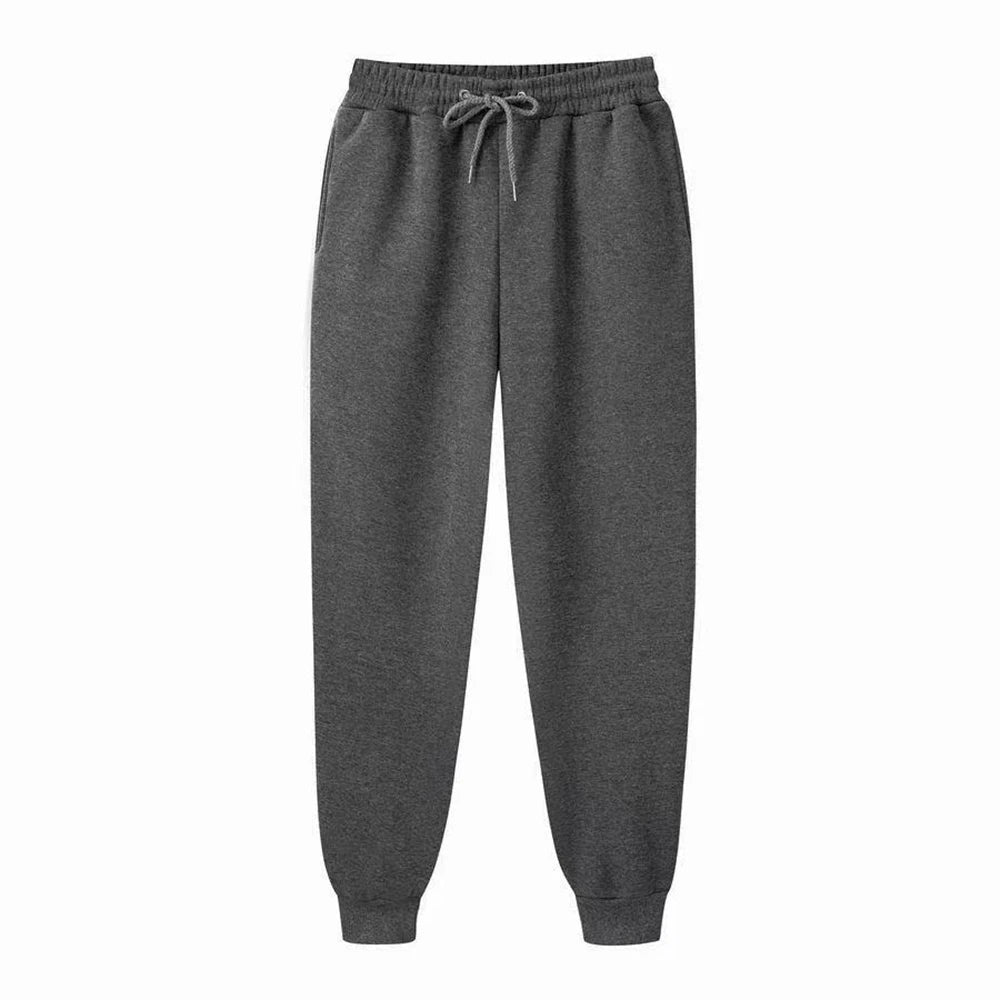 Men's Sweatpants Spring Autumn Fleece Pants Sport Long Pants Casual Drawstring Pockets Trousers Oversize Sweatpants For Men