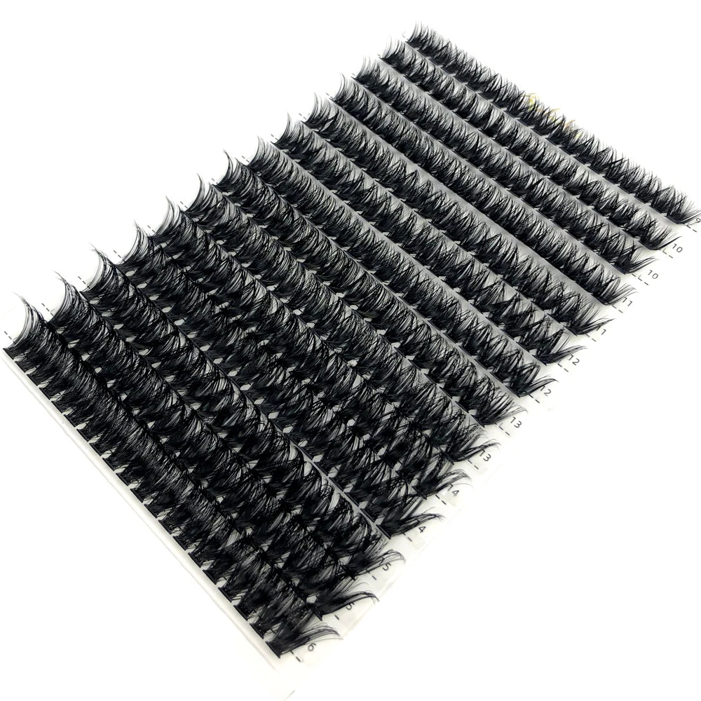 Individual Lashes 3D Russia Volume Eye Lashes Soft Natural Lashes Mink Lash Cluster False Eyelashes