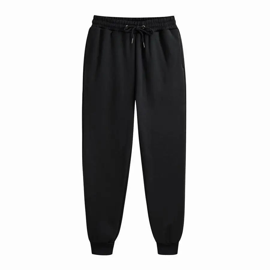 Men's Sweatpants Spring Autumn Fleece Pants Sport Long Pants Casual Drawstring Pockets Trousers Oversize Sweatpants For Men