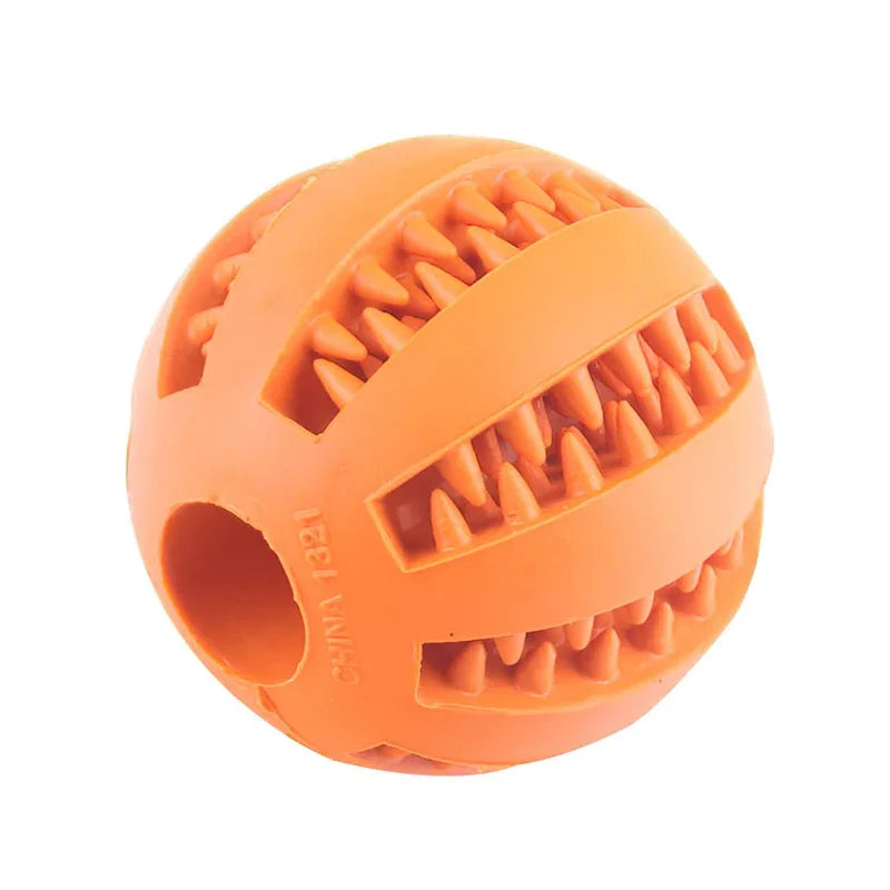 Dog Ball Toys for Small Dogs Interactive Elasticity Puppy Chew Toy Tooth Cleaning Rubber Food Ball Toy Pet Stuff Accessories