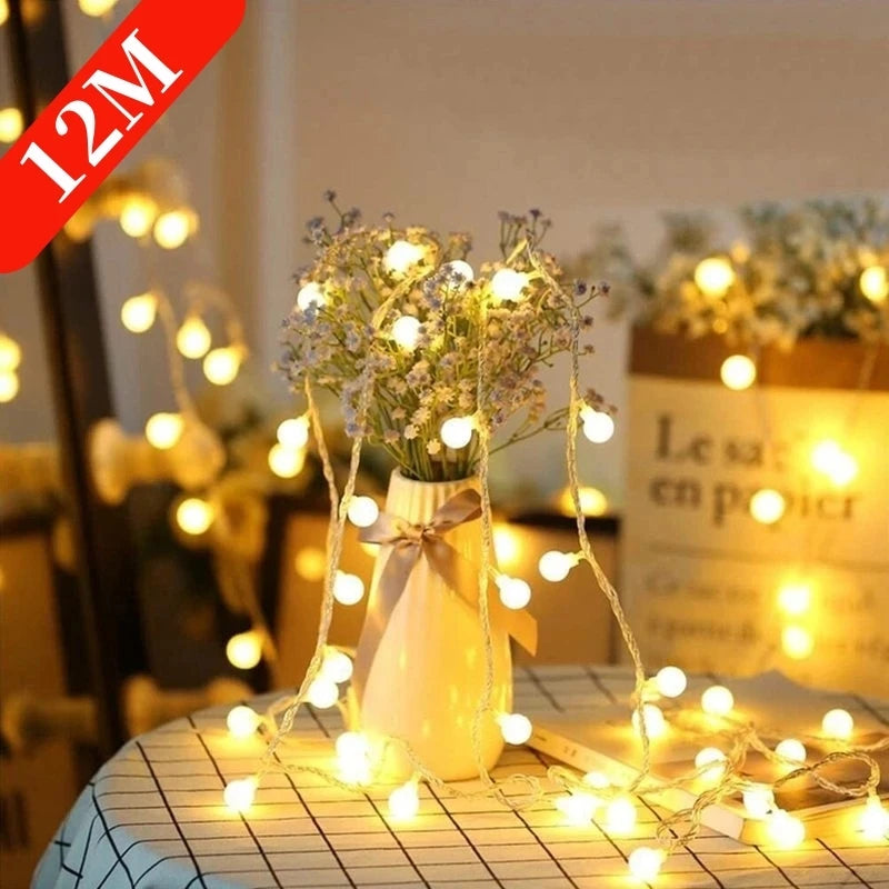 LED Lights Garland Lights  Outdoor  Lamp Wedding Garden Fairy Lights Christmas Decoration