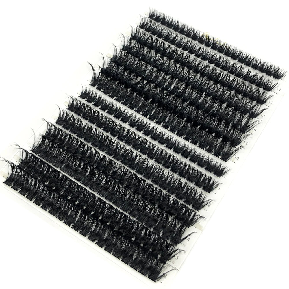 Individual Lashes 3D Russia Volume Eye Lashes Soft Natural Lashes Mink Lash Cluster False Eyelashes