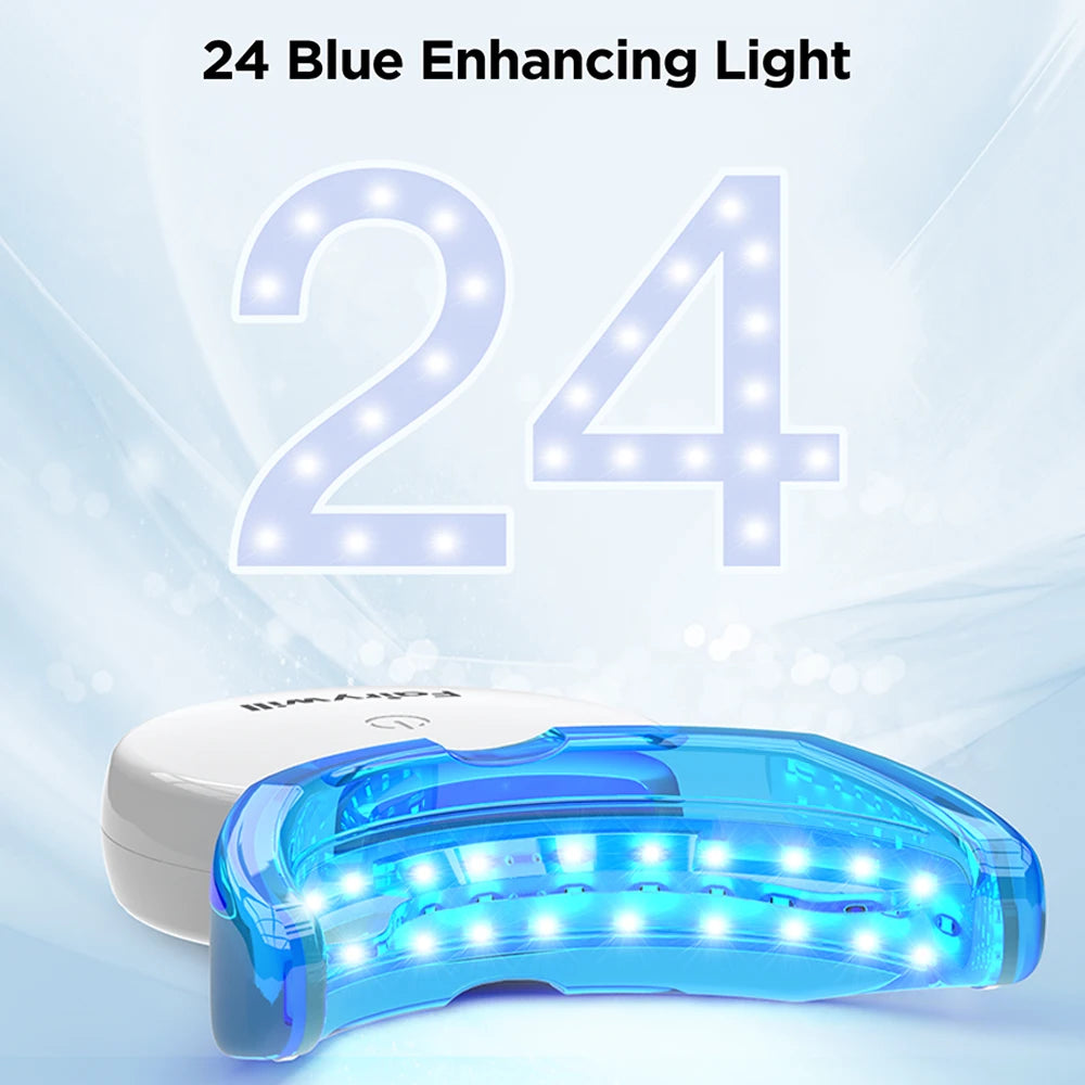 Fairywill Teeth Light Whitening Instrument Lights Oral Hygiene Interdental Healthy Teeth Care Easy to Use and Fast Result