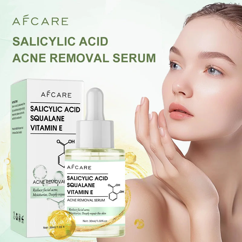 Acne Removing Serum Squalane Shrink Pores Facial Essence Vitamin E Moisturizing Skincare Products