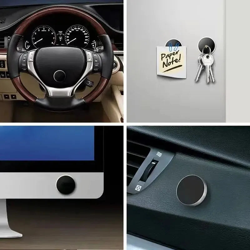 Magnetic Car Phone Holder Magnet Mount Bracket Stick on Car Dashboard Wall Mobile Cell Support in Car for iPhone Samsung Xiaomi