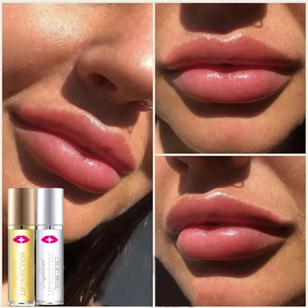 Sexy Lip Plumping Oil Instant Volumising Lip Plumper Increases Elasticity Lip Gloss Fade Lip Fine Lines Moisturizing Lip Care