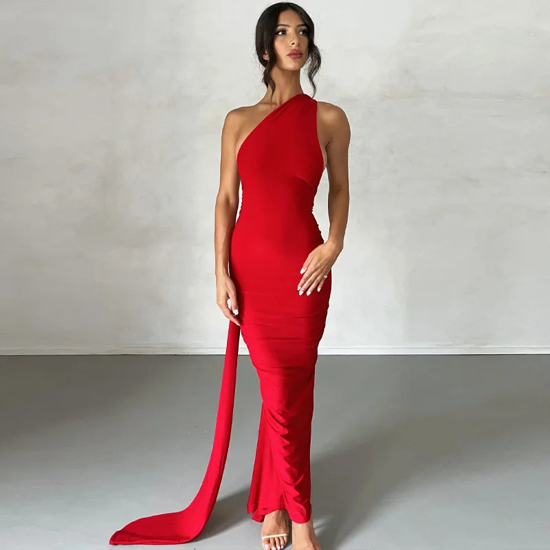 Sexy Maxi Dress  Women Elegant Streetwear Festival Outfit