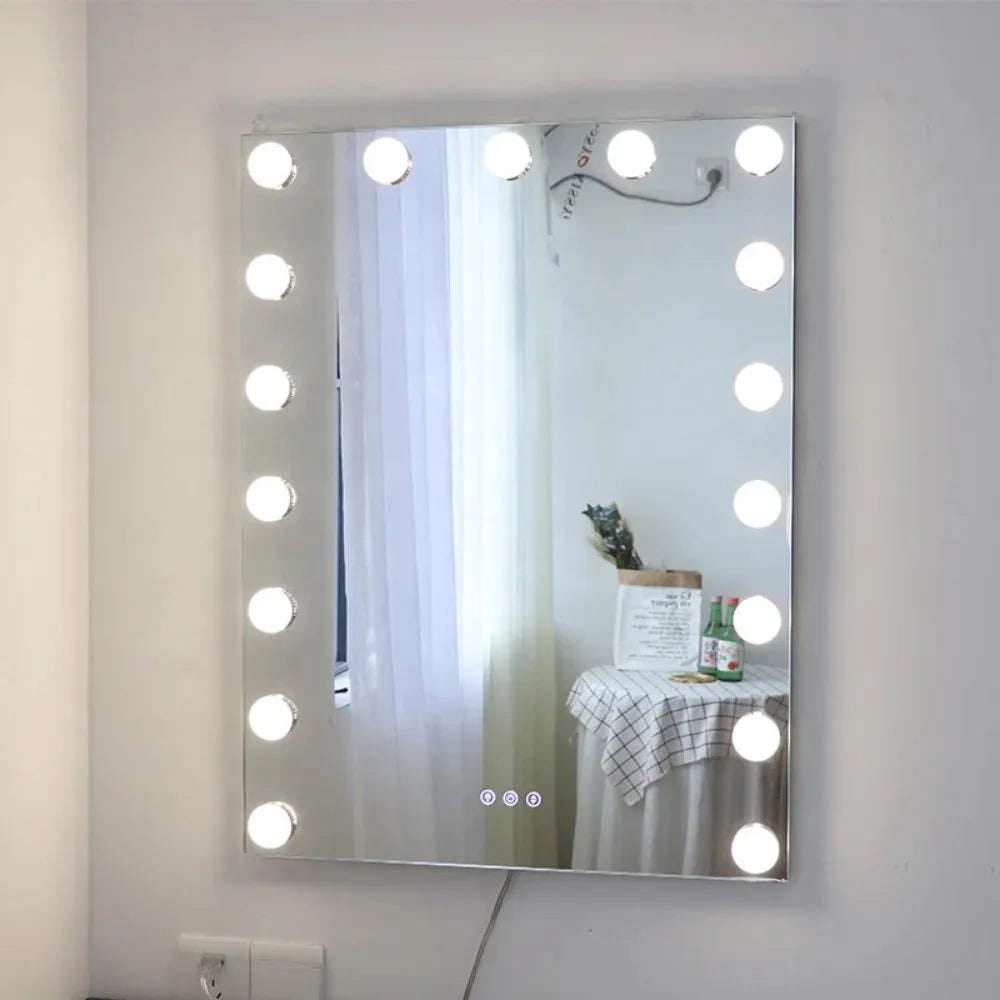 Desktop Makeup Hollywood Mirror 4-6-10 Bulbs Hollywood LED Light Vanity Mirror Mirror Professional Makeup Led Bulb Vanity Mirror