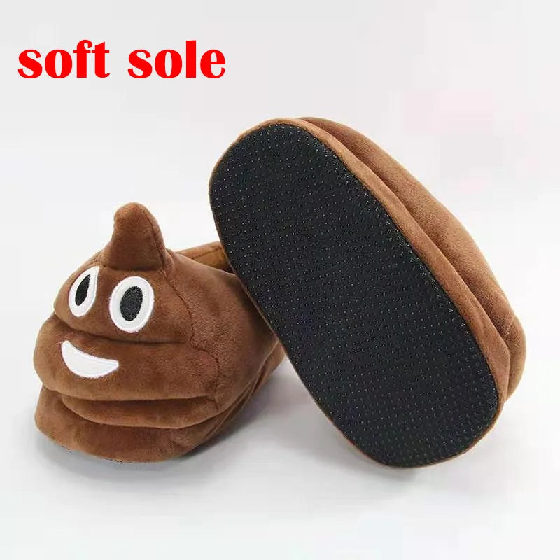 For Man And Women Slipper Prankish Cartoon Indoor Thickening Warm Plush Slippers Winter Shoes