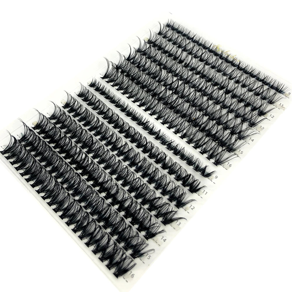 Individual Lashes 3D Russia Volume Eye Lashes Soft Natural Lashes Mink Lash Cluster False Eyelashes