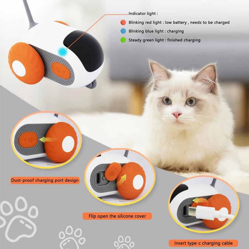 Cat Smart Interactive Car Toy Pet Car for Dogs Playing