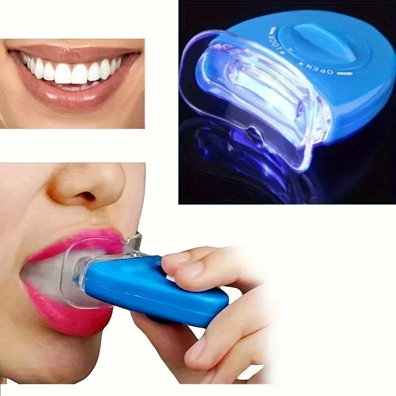 Teeth Light Teeth Light LED Blue Light Teeth Light Cold Light Teeth Light,Teeth Whitening Kit, Home Use Wireless Teeth Whitening