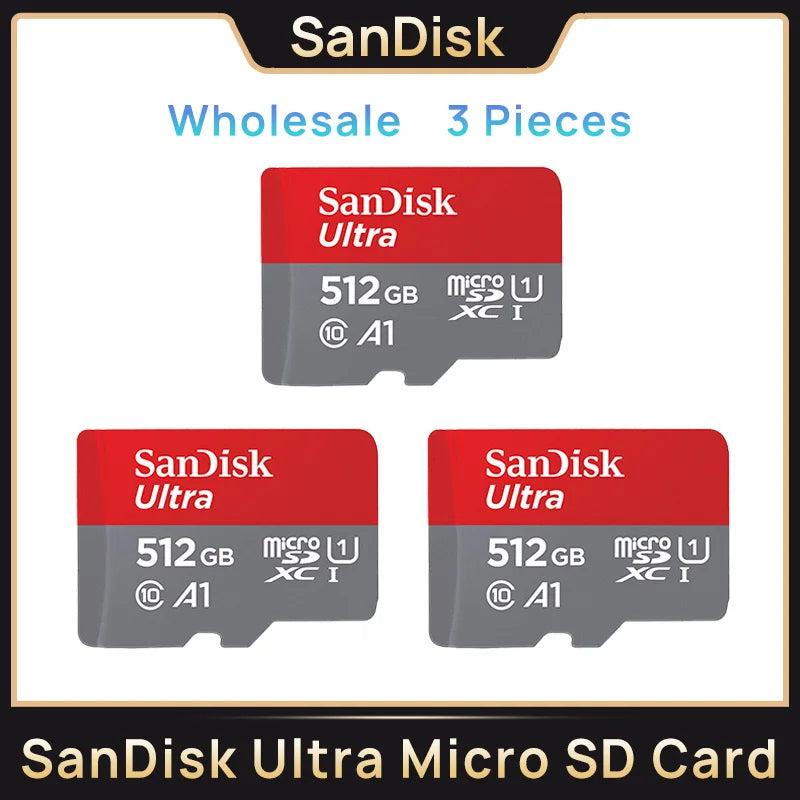 Micro SD Memory Card TF Flash Card Ultra A1 V10 C10 U1 32GB 64G 128G 256G 512G 1TB for Camera Phone Nintendo Switch