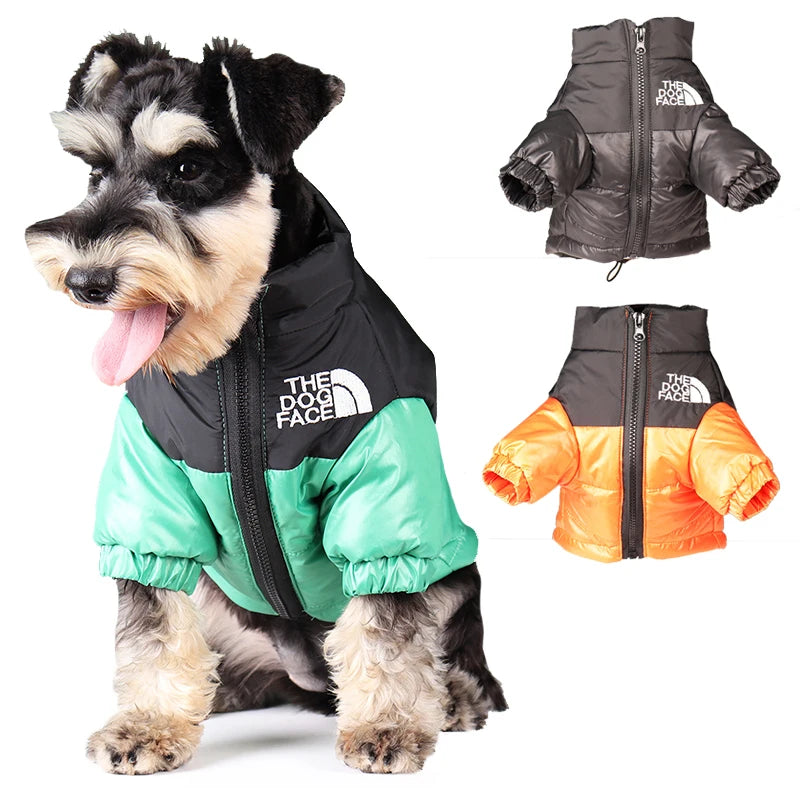 Pet Dog Clothes French Bulldog Puppy Warm Windproof Jacket Small Medium Dog Reflective Coat Chihuahua Pet Outfits