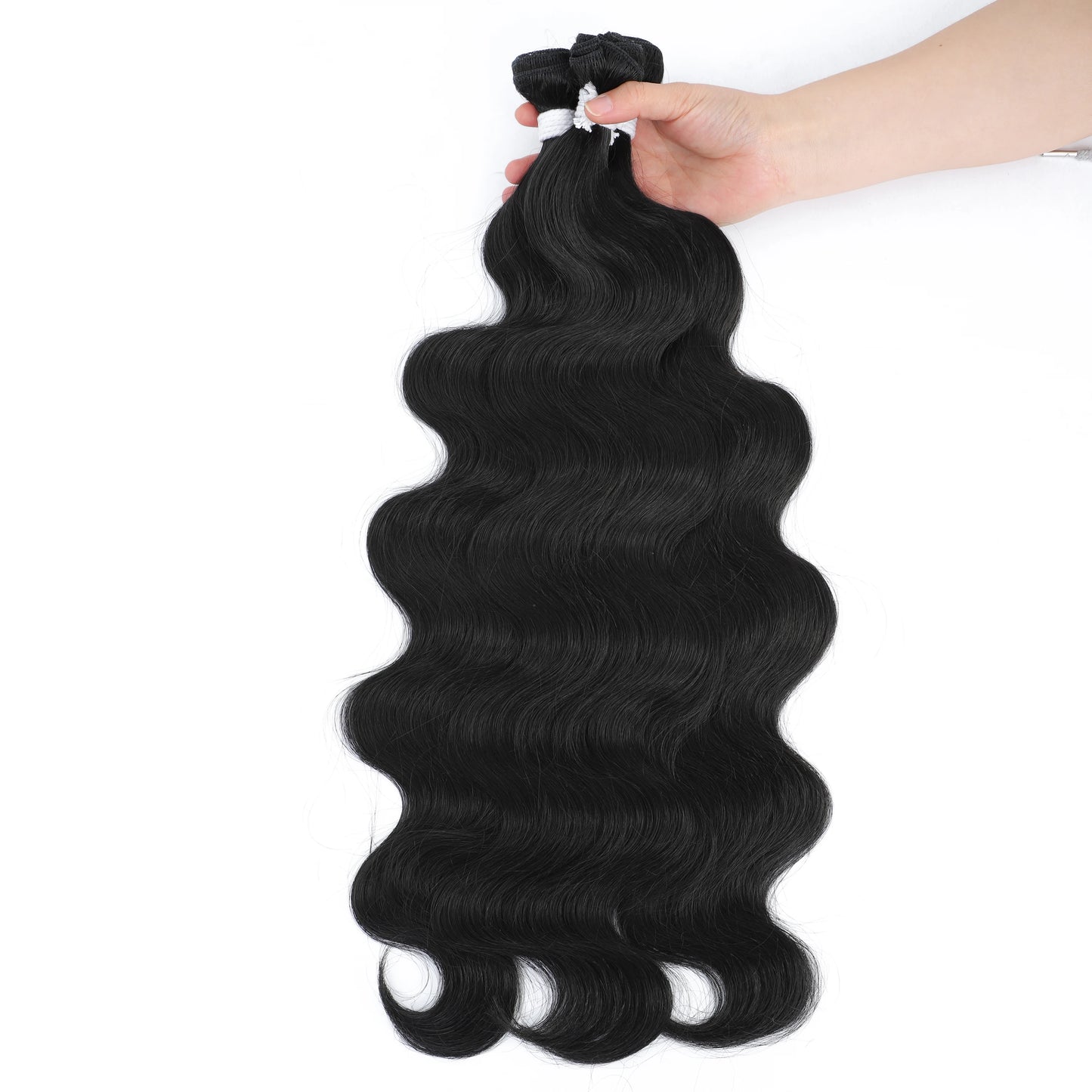 Hair Bundles Natural Synthetic Hair Extensions Ombre Thick Ponytail Loose Deep Hair Weaving