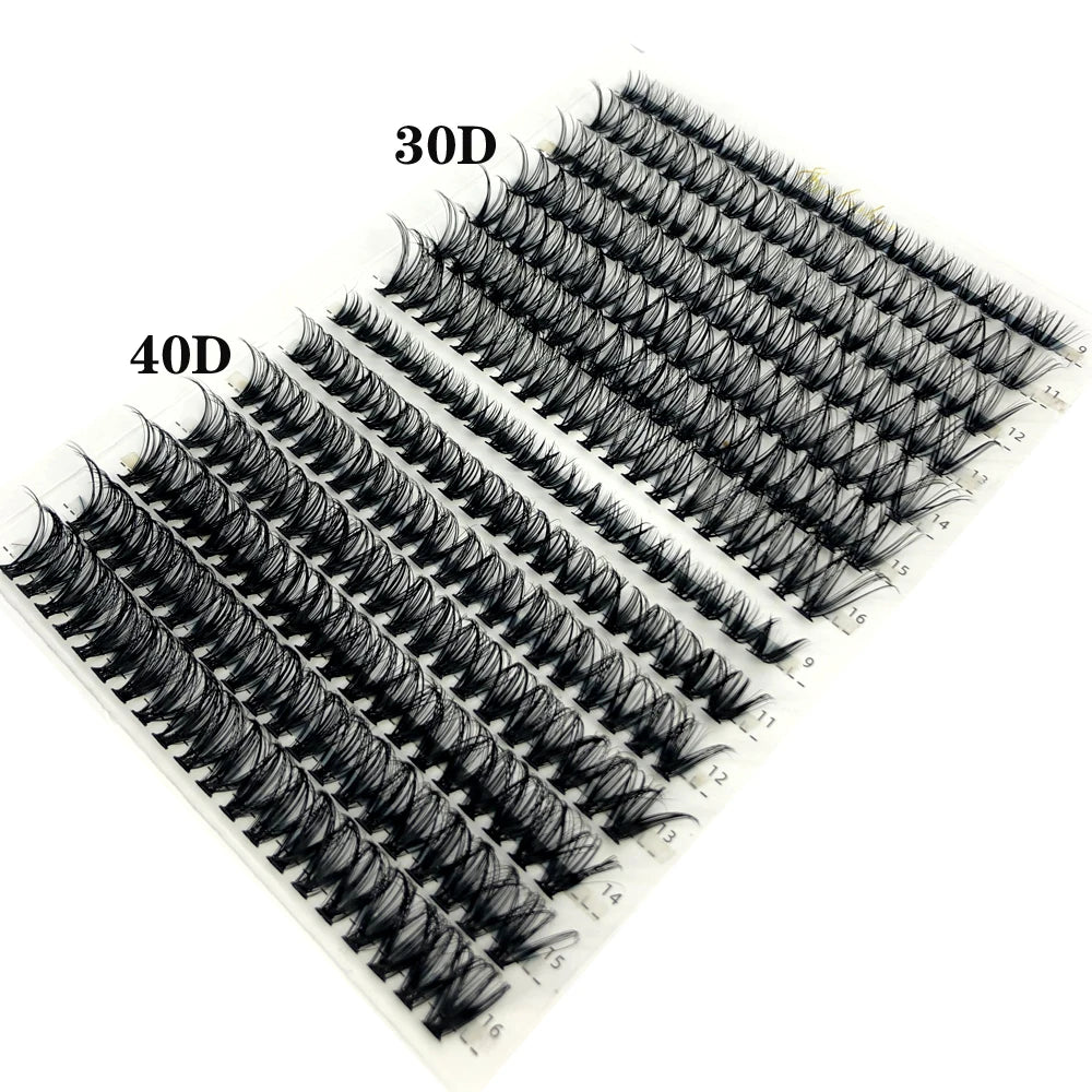 Individual Lashes 3D Russia Volume Eye Lashes Soft Natural Lashes Mink Lash Cluster False Eyelashes