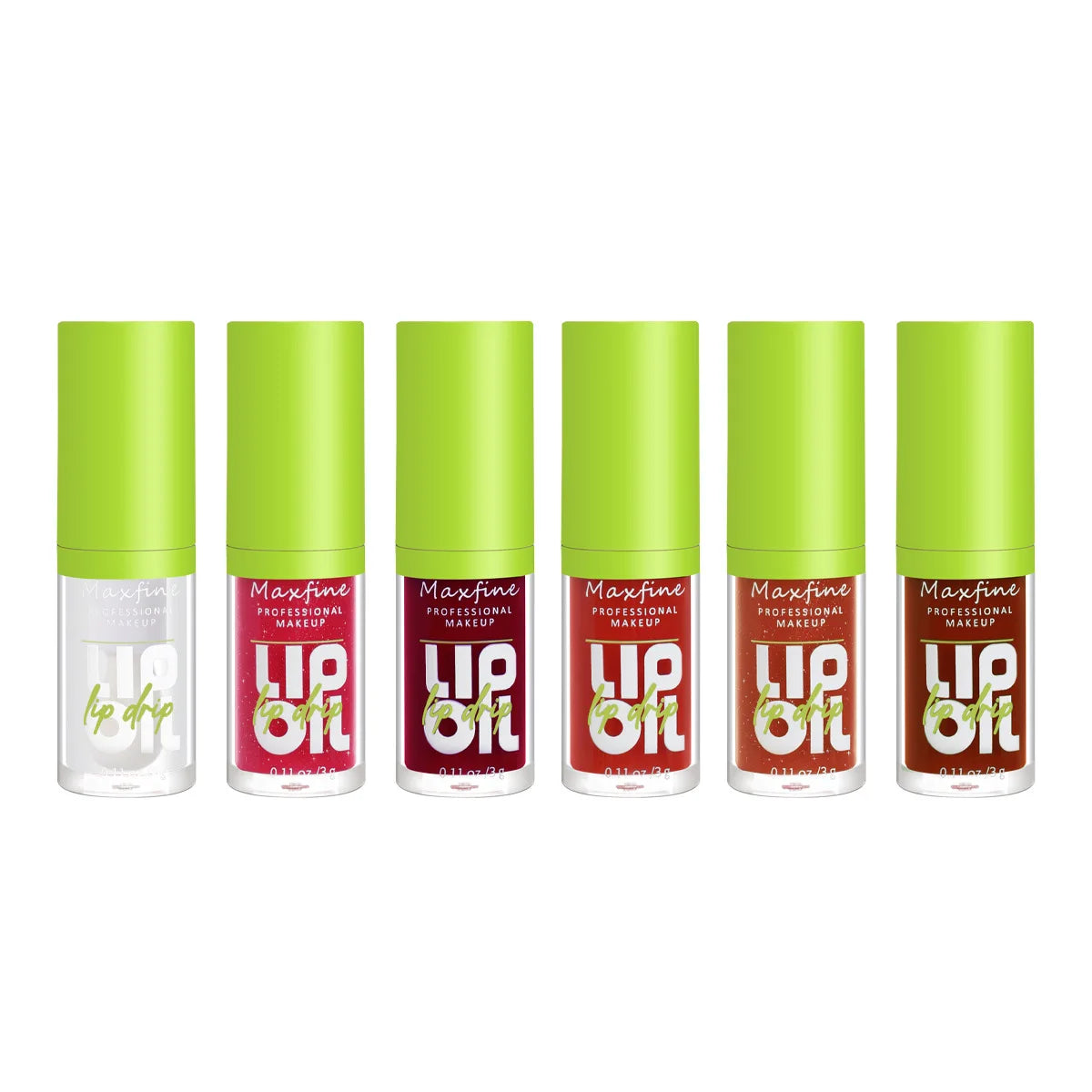 Lip Gloss Waterproof Long-term Moisturizing Non-stick Cup Non-fading Liquid Green Packaging Lip Gloss Cosmetics