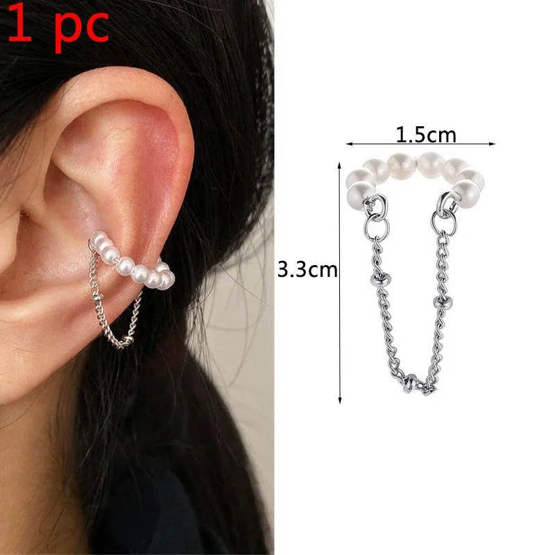 Pearl Tassel Earrings Korean New Butterfly Earrings for Women Romantic Dangle Earrings Personality Party Ear Accessories