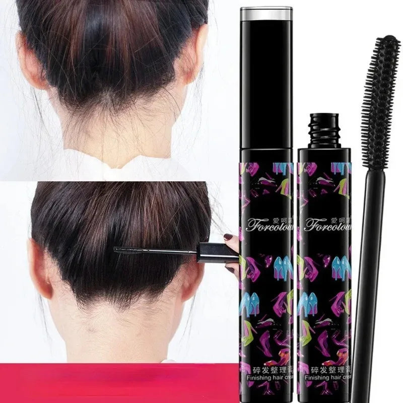 Broken Hair Finishing Hair Wax Stick Gel Cream Styling Hairs Frizz Fixed Children Men And Women Hair Styling Brush Mascara