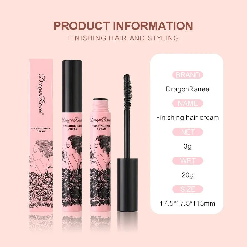 Broken Hair Finishing Hair Wax Stick Gel Cream Styling Hairs Frizz Fixed Children Men And Women Hair Styling Brush Mascara